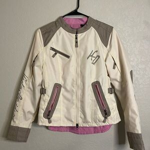 NWT Women’s Small Harley Davidson Riding Gear Pink and Cream Jacket